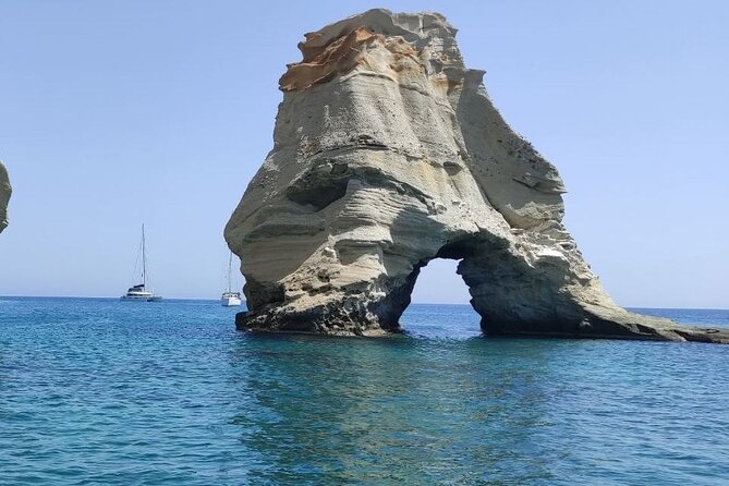 Full day sailing cruise on the West side of Milos island - Sikia Beach and the cave option