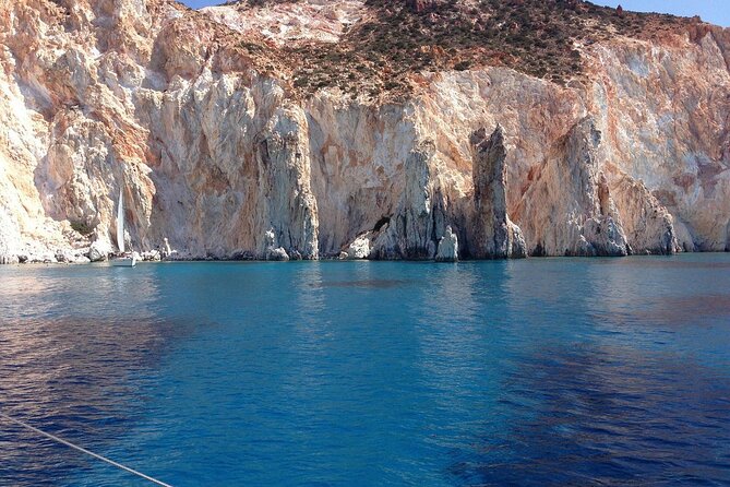 Full Day Tour to Kleftiko, Firlingos and Poliegos Catamaran - Gerakas and the White Perlite Slides