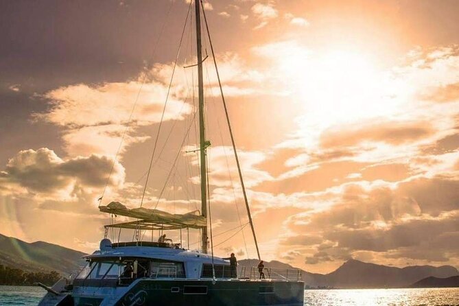 Full Day Yacht Tour in Catamaran Naxos Greece - Key points at a glance