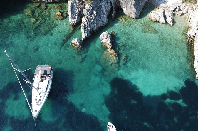 Guided Sailing Yacht Trip in Corfu Island - Agni Beach or Gialiskari Beach: the main hour on the water
