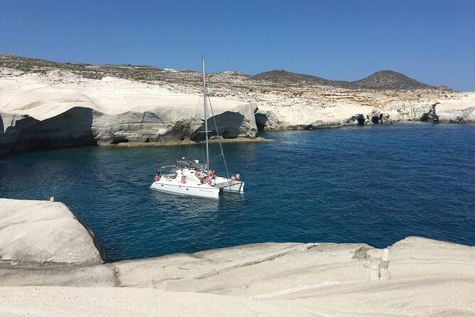 Half day Catamaran Morning Cruise in Kleftiko - The best parts of this Milos boat trip