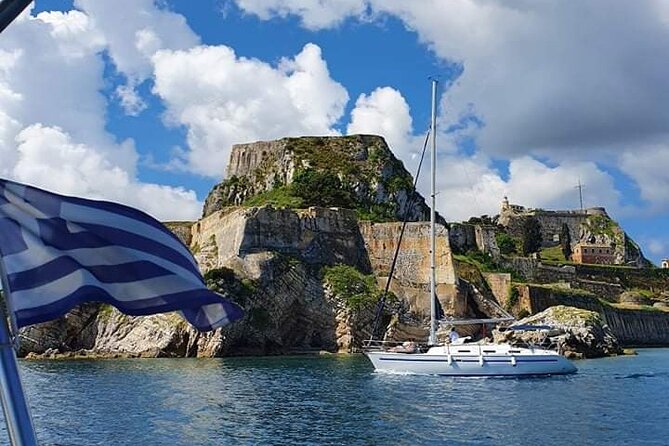 Half Day Private Cruise with Sailing Yacht in Corfu - Corfu Old Town Seen From the Sea