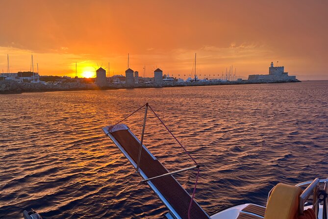 Half Day Sailing Catamaran with Sunset Experience - The crew: Stefanos, Yorgos, and a personal touch
