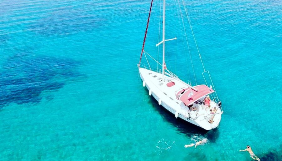 Halkidiki: 7 Hours Private Cruise with Sailing Boat - Spalathronisia and Lemos: two very different coastal stops