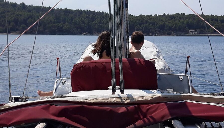 Halkidiki: 7 Hours Private Cruise with Sailing Boat - Captain Greg and the human side of the day