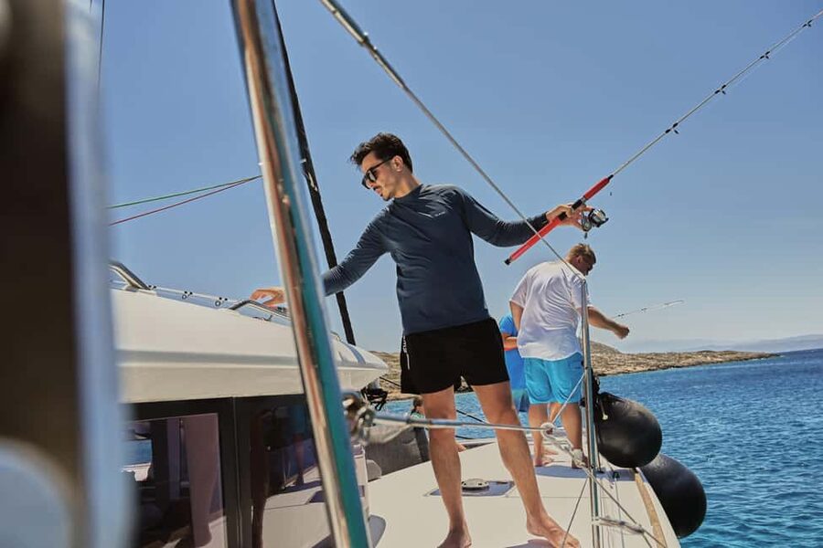 Heraklion:Dia Island Catamaran Cruise with Lunch, Water Toys - The return sail to Heraklion