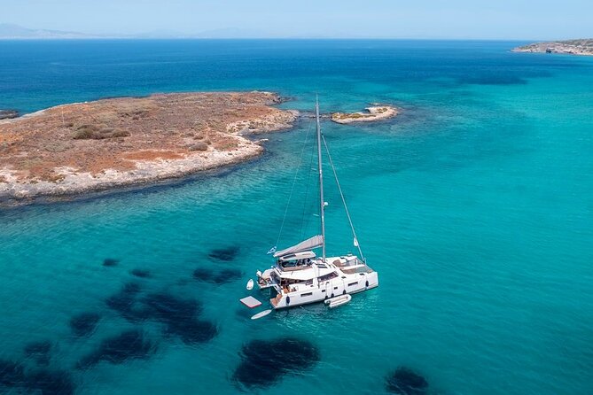 Heraklion: Dia Island Catamaran Cruise with Water Toys - Leaving Heraklion at 9:30 a.m.