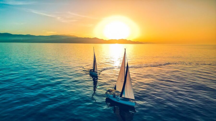 Heraklion: Dia Island Sailboat Cruise with Swimming and Meal - Reaching Dia Island after one hour at sea