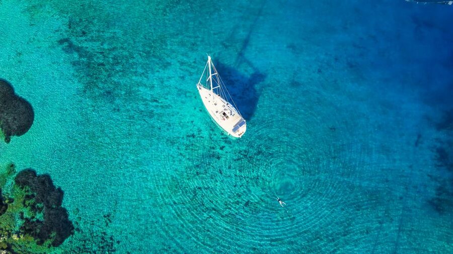 Heraklion: Dia Island Sailboat Cruise with Swimming and Meal - A Mediterranean meal served on board