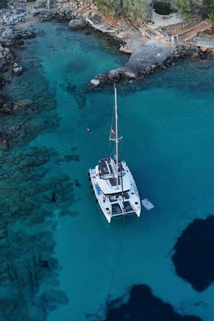 Heraklion Luxury Sailing Catamaran Dia Island | Gourmet Menu - Starting at Heraklion’s old harbor