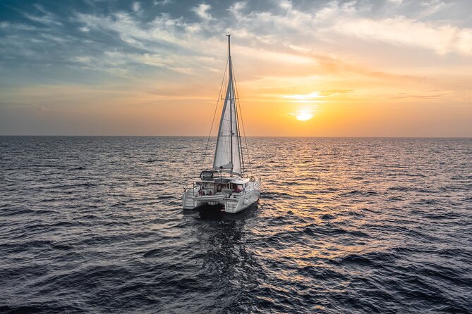 Heraklion: Sunset Dia Catamaran Cruise by Top-50 Greek Chef - The Sunset Return to Heraklion