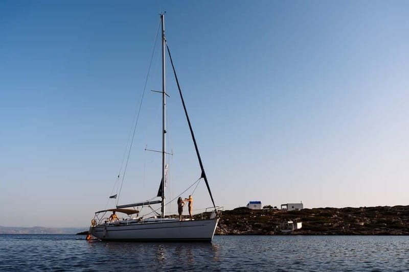 Heraklion: Sunset Sailing Cruise Dia Island with Snorkeling - Sailing One Hour Out from Heraklion