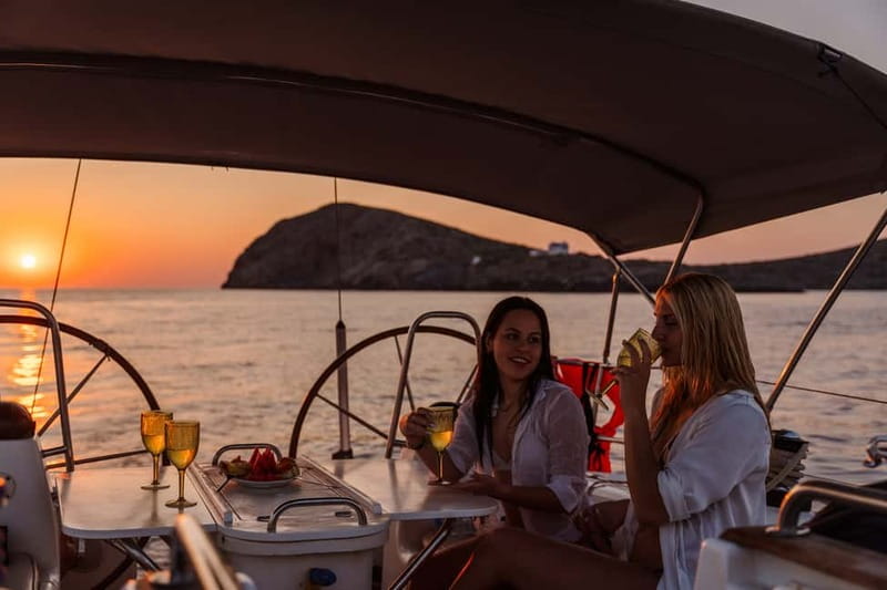 Heraklion: Sunset Sailing Cruise Dia Island with Snorkeling - Snorkeling, Paddleboarding, and Swimming