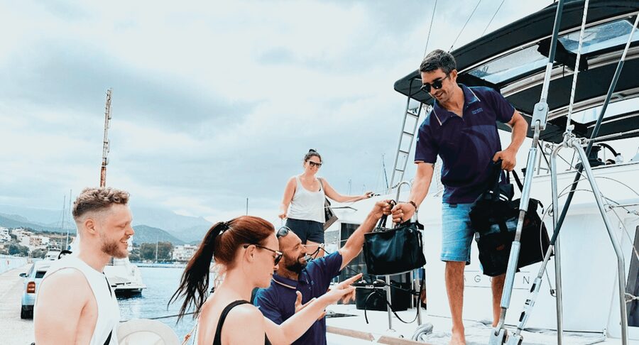 Hersonissos: Private Catamaran Cruise, Dia Island with Lunch - Who should book this Hersonissos cruise?
