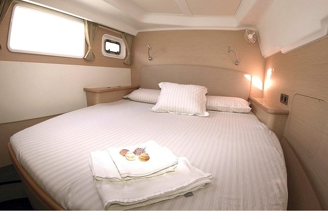 Island Hopping: Santorini Catamaran Charter Cruise with a skipper - Food, drinks, fuel, and the real price