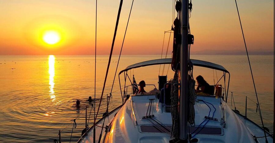 Kassandra: Private Sunset Sailing Cruise with Wine & Fruit - A sunset cruise built around the sea