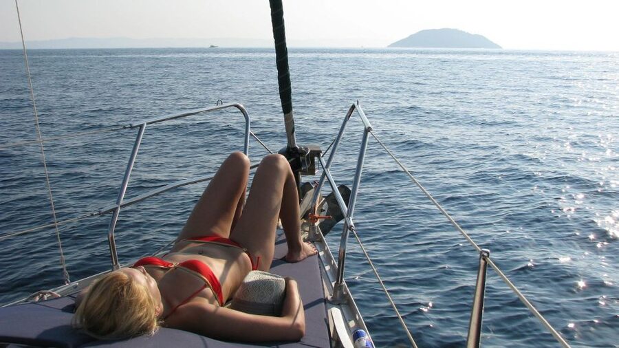 Kassandra: Sunset Sailing Boat Tour of Secluded Coves - Why the small boat changes the experience