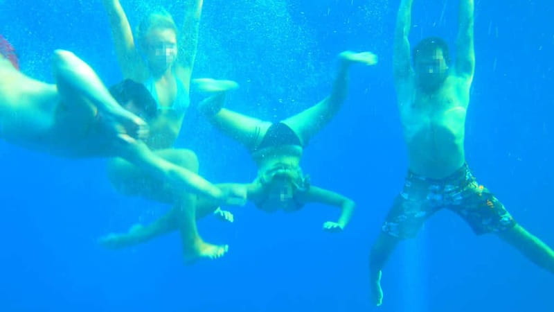 Kassandra: West Sithonia Coves and Islets Sailboat Tour - Kamenos beach for swimming and snorkeling