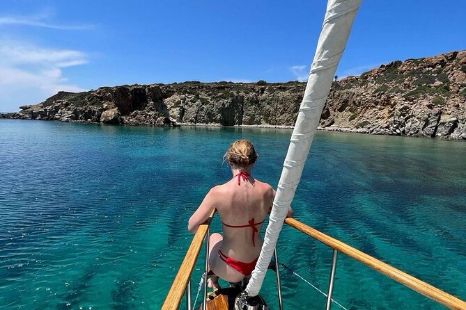 Katerina Sailing Sunrise and Sunset Cruises - A Cycladic lunch served on the water