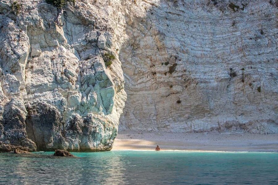 Kefalonia: Private Sailing Cruise with Local Lunch & Snacks - Koutsoupia Beach: A Quiet First Swim