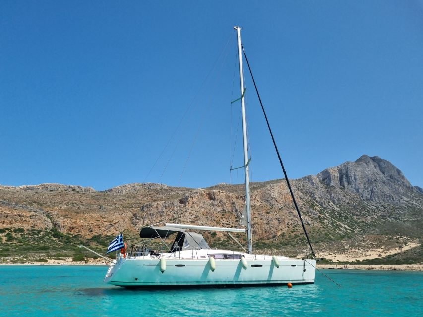 Kissamos: Balos and Gramvousa Private Sailing Trip with Meal - Lunch with Cretan dishes on the boat