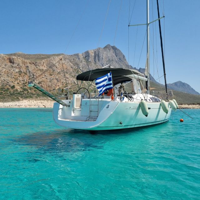 Kissamos: Balos and Gramvousa Private Sailing Trip with Meal - The first 1.5 hours: sailing from Kissamos