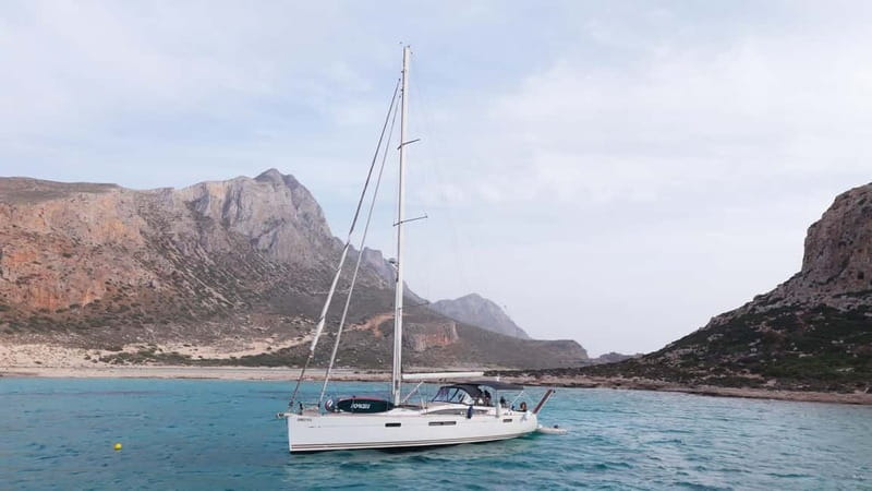 Kissamos: Balos & Gramvousa Luxury Catamaran Cruise - Returning to Kissamos under sail