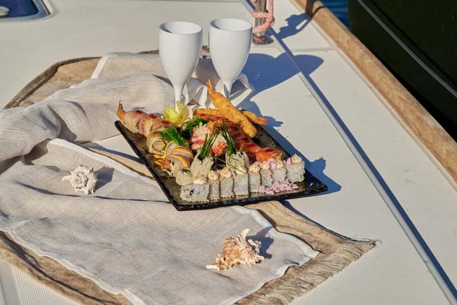 Kissamos: Catamaran Balos Sunset Cruise with Sushi & Drinks - Setting Out From Kissamos Port