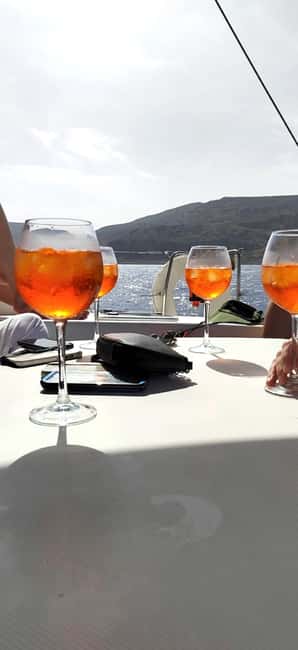 Kissamos: Catamaran Cruise to Balos & Gramvousa with Lunch - The 1.5-hour sail toward Balos