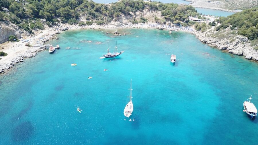 Lindos: Full-Day Private Sailing Cruise - Setting sail from Lindos