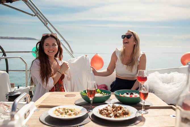 Luxury Catamaran Sunset Private & Greek Gastronomy in Athens - Food, drinks, and service on board