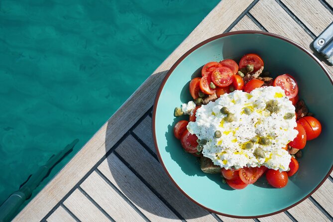 Luxury Catamaran Sunset Semi-Private & Greek Gastronomy in Athens - Greek food served during the two-and-a-half-hour stop