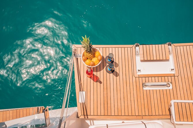 Luxury Catamaran Sunset Semi-Private & Greek Gastronomy in Athens - Watching sunset along the Athens Riviera