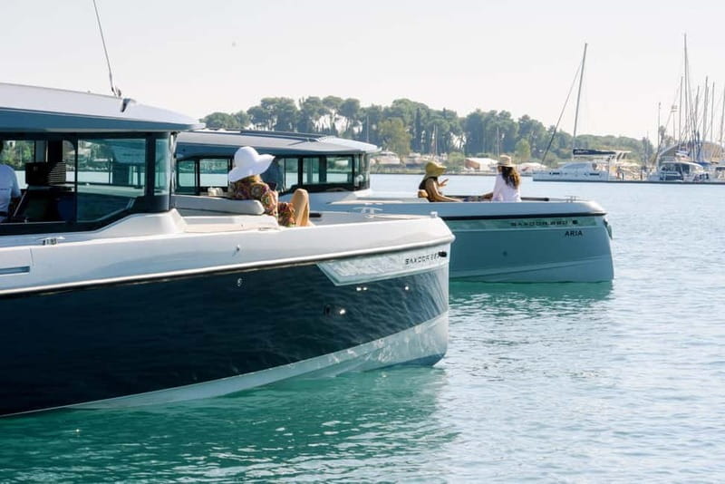 Luxury Yacht Experience Semi-Private North East - Barbati Beach and Glyfa Beach Swim Stops