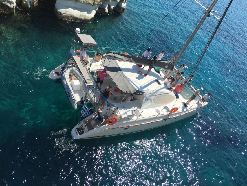 Milos: Full-Day Catamaran Cruise to Poliegos and Kleftiko - Key Points Before You Book