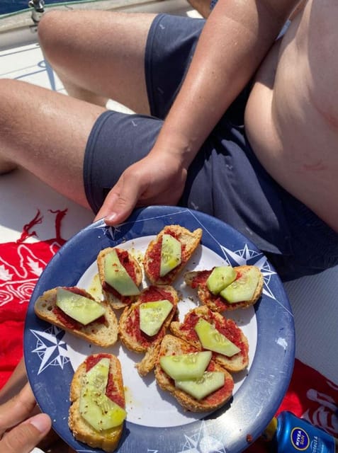 Milos: Full-Day Sailboat Cruise with Food and Open Bar - Kalogries Beach and the first swim