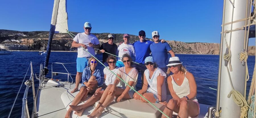 Milos: Full-Day Sailboat Cruise with Food and Open Bar - Passing Tsigrado, Thiorichia, and the old mining coast