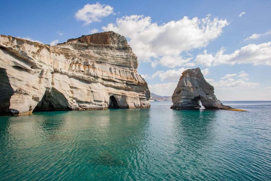 Milos: Kleftiko Half Day Catamaran Cruise with Lunch - Key points at a glance
