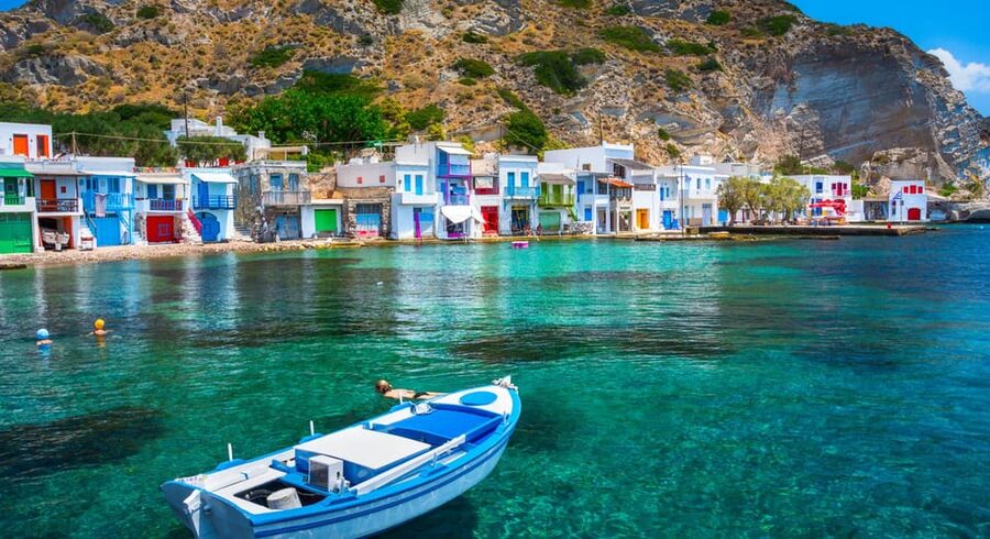 Milos: Kleftiko Semi Private Sailing Cruise with Lunch - Arkoudes and Cape Vani: rock and mining history