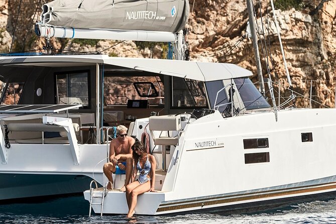 Milos Luxury Catamaran Cruise to Kleftiko Bay with Lunch - Starting at Adamantas Port with coffee and pastries