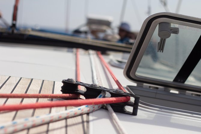 Morning Caldera Sailing Cruise - The Indian and the caldera’s black rock