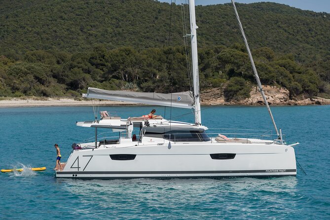 Mykonos: Brand-New Catamaran Cruise with Meal, Drinks & Transport - Why leave Mykonos Town for the water?