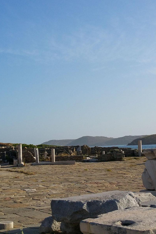 Mykonos Catamaran Delos Rhenia semi private cruise - Wind can change the entire mood