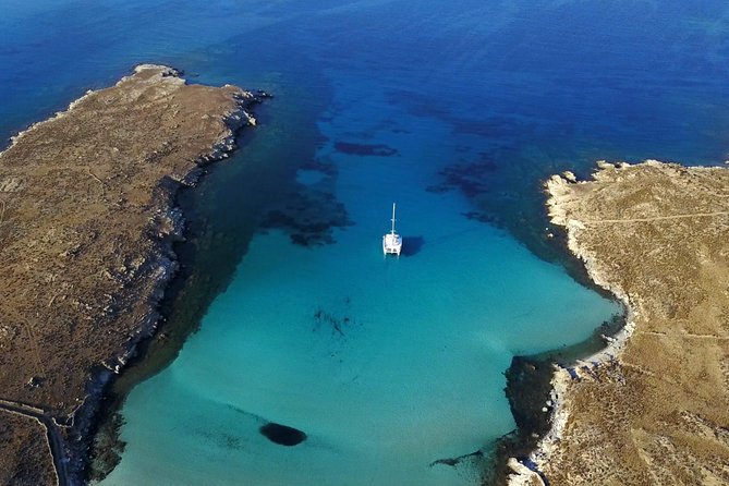 Mykonos Catamaran Full Day Private Cruise, 8-flavor Meal & Drinks - Delos: A Possible Archaeological Stop