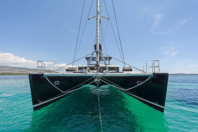 Mykonos Catamaran Premium Day-Sunset Tours 8-flavor Meal & Drinks - The onboard Greek lunch