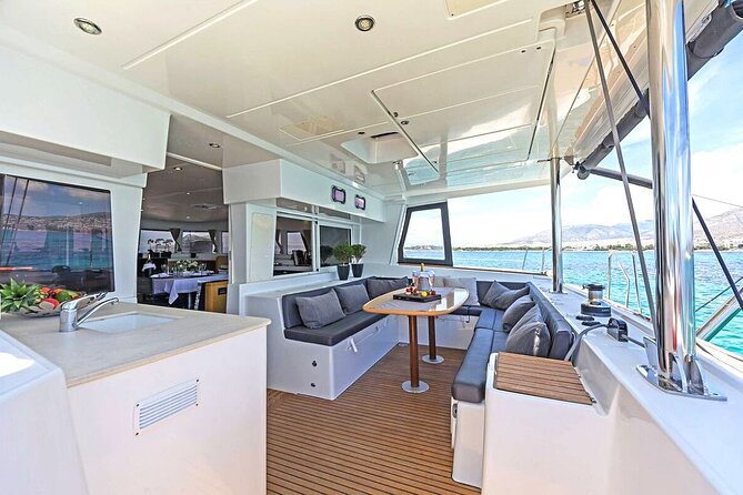 Mykonos Catamaran Premium Day-Sunset Tours 8-flavor Meal & Drinks - Day cruise or sunset cruise?