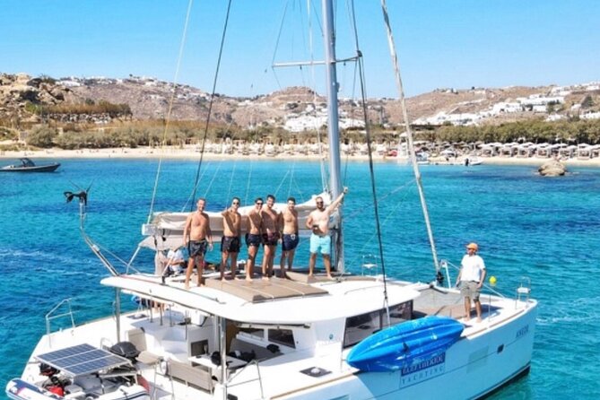 mykonos eleftheriou yachting Private tour mykonos delos renia - The southern beaches of Mykonos, from Elia to Ornos