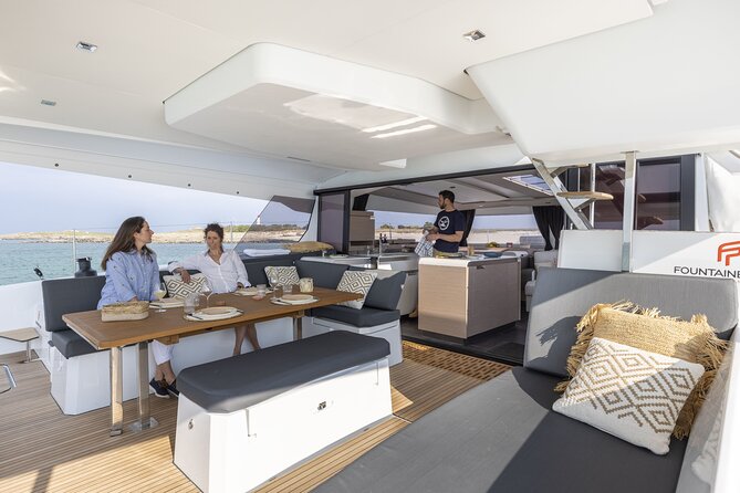 Mykonos: Luxury Catamaran Cruise with Meal, Drinks & Transport - The crew and the feel of the day