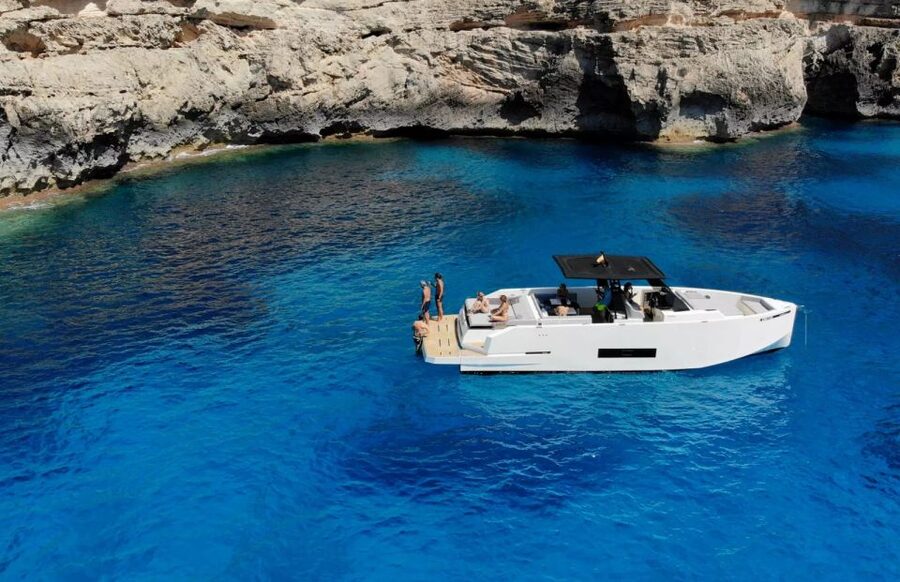 Mykonos: Private Cruise on a Brand New Luxury Yacht - Local platters, wine, beer, and a relaxed lunch break
