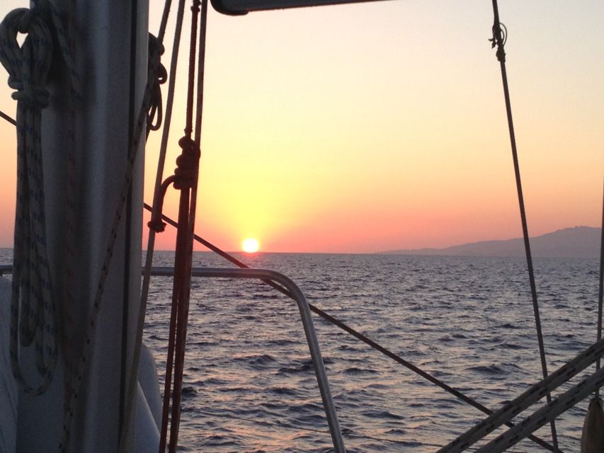 Mykonos: Sunset Sail Cruise to Rhenia, Beach Hopping, Dinner - Rhenia: the best part of the five-hour route